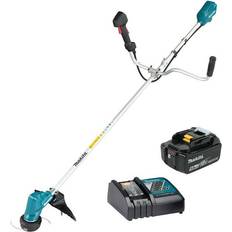 Makita DUR190URT 18V LXT Brushless Line Trimmer with Symmetric Handle, 1 x 5Ah Battery & Charger N/A