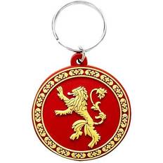 Red Keychains Game Of Thrones Rubber Keyring - Lannister - Official Keychain Gift - game thrones lannister keyring official keychain gift