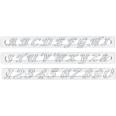 FMM Upper Case Script Alphabet & Number Tappit Cookie Cutter