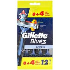 Gillette blue3 Gillette Blue3 Smooth Barberskrabere 12 stk