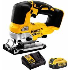 Dewalt DCS334N 18V Brushless Top Handle Jigsaw with 1 x 4.0Ah Battery & Charger:18V