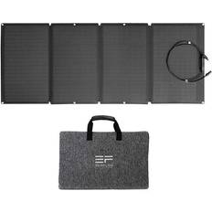 Solar Panels Ef Ecoflow 160W Portable Solar Panel for Power Station, Foldable Solar Charger Chainable with Adjustable Kickstand, Waterproof IP67 for Outdoor