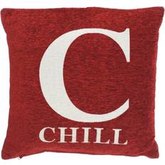 Premier Housewares Chill Complete Decoration Pillows Natural, Red, Black (45x45cm)