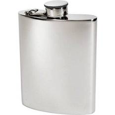 Wentworth Pewter 6oz Plain Kidney Hipflask With Captive Top 4756P/C Hip Flask