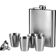 Hip flask Premier Housewares STAINLESS STEEL HIP FLASK SET Hip Flask