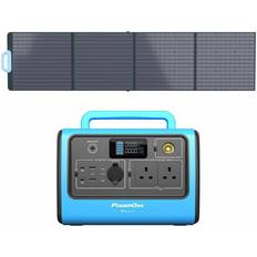 Station d'alimentation portable Batteries et Chargeurs Bluetti AC70P Générateur Electrique avec MP200 Panneau Solaire, 864Wh Batterie LiFePO4, 2 Sorites CA 1000W (2000W Puissance de levage) AC70,EB70 version