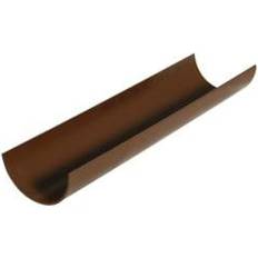 Roof Equipment FloPlast Brown FloPlast 76mm Miniflo Gutter 2m