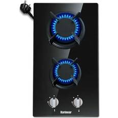 30cm gas hob Karinear 30cm Built-in 2 Burners Tempered