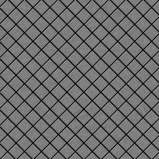 Mosaic tile massiv metal Stainless Steel brushed grey 1.6mm thick Diamond-S-S-B - grey