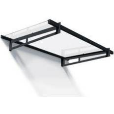 Dächer Canopia by Palram Schwarz, Grau Palram - Canopia Bremen Door Canopy, H187mm W1500mm D935mm