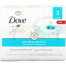 Kylpy- ja Suihkutuotteet Dove Care & Protect, Antibacterial Beauty Bar, 3 Bars, 90g Each