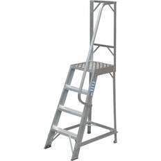Loops 1m Heavy Duty Single Sided Fixed Step Ladders Handrail Platform Safety Barrier