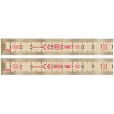 Stanley Målebånd Stanley Folding Wooden Metric 2m Rule Ruler 2 Meter 200cm Målebånd