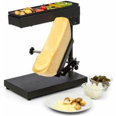 Raclette grill Klarstein Appareil À Raclette Avec Grill 1000W Thermostat Réglable Noir