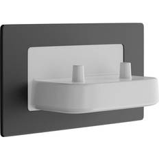 Electric Toothbrushes & Irrigators Proofvision Black Metal In-Wall Twin Electric Toothbrush Charger PV11P-B-FR Black