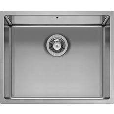 Kitchen Sinks Enza Single Bowl Undermount and Inset Chrome