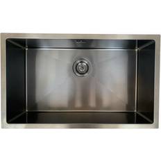Black undermount kitchen sink ENKI Bali, KS033, Black Stainless Steel Kitchen Sink, Undermount