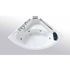 Simba whirlpool bath tub Daisy 135x135cm