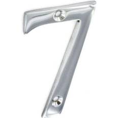 Securit 7 Chrome Door Number 75mm