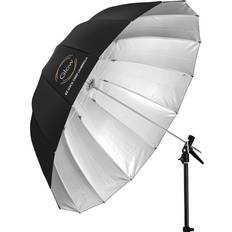 Paraplu's Glow Easy Lock Large Deep Silver Fiberglass Umbrella (51"