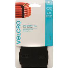 Velcro Black ONE-WRAP Ties Black