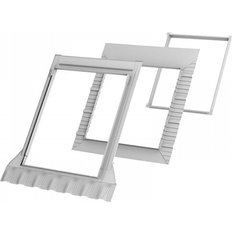 Velux vinduer 78 x 160 3 lags Velux inddækningspakke EDW MK10 2000 Træ Vendevindue Vindue med 3-lags glas