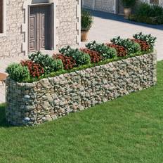 vidaXL 500 100 Gabion Raised Bed Cage Flower Bed 100cm