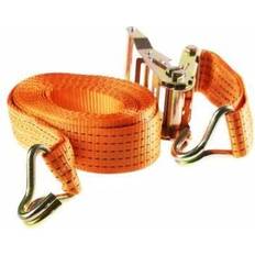 Lastestrop 2000 kg 38mm x 6m Orange med skralde & J-krog lastekapacitet 1000kg