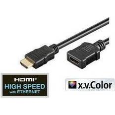 Shiverpeaks Basic-S-HDMI-förlängning-HDMI-kontakt A A, guldpläterad, Ultra