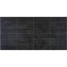 Flise 10 x 30 BerryAlloc Kitchenwall 10x30 Flise Sort Kalk 2,2x600x1200mm