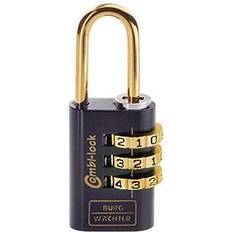 BURG WÄCHTER 3-Dial Anodised Combo Padlock