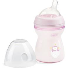 Chicco Sutteflasker Chicco CHICCO_NaturalFeeling Plastic bottle 250ml with silicone nipple medium flow 2m Pink