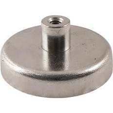 Diesella Ferrit pottemagnet Ø63mm M8 gevindbøsning 320N Krukke