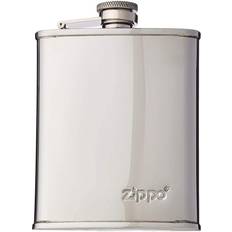 Sølv Lommelærker Zippo High Polish Hip Flask, 177 Lommelærke