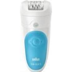 Haarentfernung Braun 5-545 GS Silk-epil Geschenkset Epilierer Weiß/Türkis
