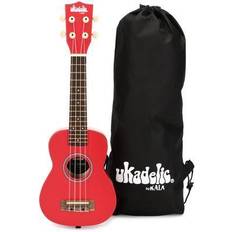 Kala Ukadelic Soprano Ukulele Cherry Bomb Red