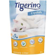 Tigerino Animali domestici Tigerino Lettiera Crystals 3 x 5 l - Classic (Senza Profumo)