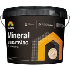 Silikatfärg vit Beckers Täckfärg Mineral Silikatfärg Vit