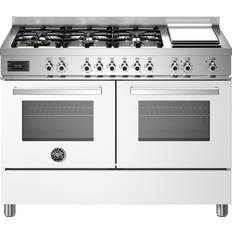 Bertazzoni Bertazzoni PRO126G2EBIT Professional gaskomfur, 120 Hvid