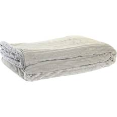 Mørkegrå plaid Dkd Home Decor Blanket Light Blankets Beige, Grey (200x)