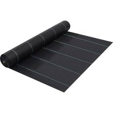 vidaXL Weed & Root Control Mat Black 1x10