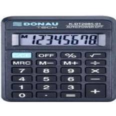 Pocket calculator Donau calculator TECH pocket calculator, 8 digits. display, dim. 114x69x18 mm, black