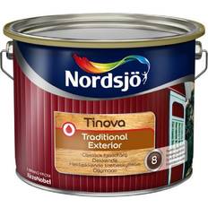 Oljetäckfärg Nordsjö OLJETÄCKFÄRG 337 TINOVA TRAD Träfasadsfärg Svart