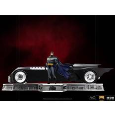 Batman the animated series Iron Studios Batman and Batmobile (1992 The Animated Series) Art Scale Set Deluxe 1/10 24 cm