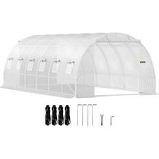 Walk-in Tunnel Greenhouse Galvanized Frame Cover