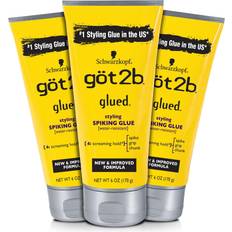 Got2b Glued Styling Spiking Hair Glue, 6 Ounce Count of 3