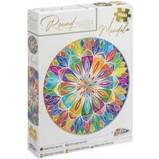 Runt pussel Pussel 1000 bitar Mandala, runt, diameter 68 cm