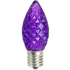 Northlight Seasonal Faceted LED Christmas Replacement Bulbs 25pk. Blue