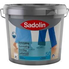 Golvfärg betong Sadolin Golvfärg Halvblank 50 BW Svart, Vit