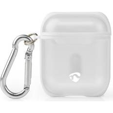 Airpods etui Nedis AirPods etui Transparent/hvid